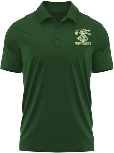 Miniatura 244 de Camisa polo deportiva oficial de la NCAA Collegiate para hombre, colección con logotipo en el pecho izquierdo