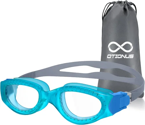 Miniatura 10 de Gafas de natación para adultos, transparentes, sin fugas, antiniebla, UV, gafas de natación de visión amplia para hombres y mujeres