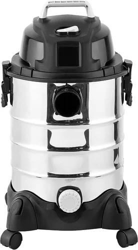 Miniatura 6 de Amazon Basics Aspiradora Húmeda/Seca, 4 galones, 3 HP, Acero Inoxidable, Gris/Negro