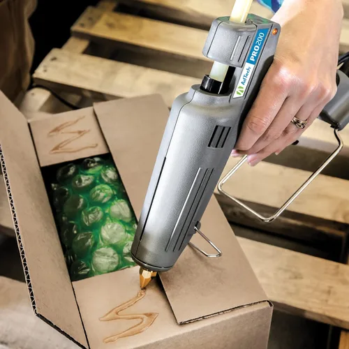Miniatura 2 de Pistola de pegamento termofusible AdTech de tamaño completo de alta potencia industrial – Pistola de pegamento termofusible de grado profesional