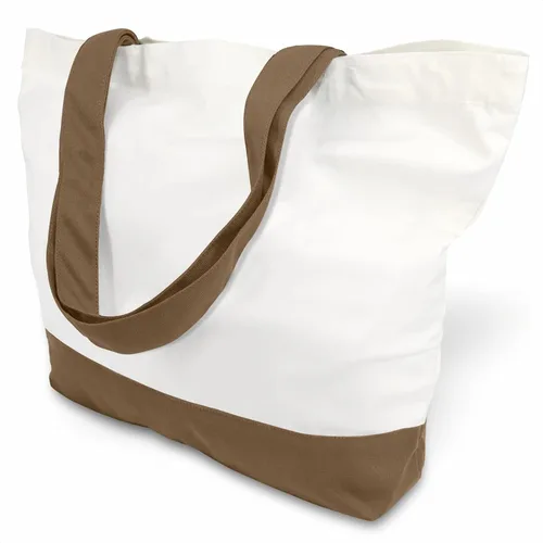 Miniatura 26 de TOPDesign - Paquete de 1 bolsa de lona de algodón, superfuerte, 12 onzas, bolsa para compras reutilizable, de tela, diseño moderno, en dos tonos