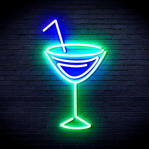 Miniatura 18 de AdvPro Seco Martini Flex Silicona LED Neon Sign - Azul - st16s32-fnu0207-b