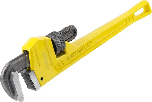 DOWELL Llave de tubo de 14 pies - Acero fundido confiable y duradero para un uso duradero