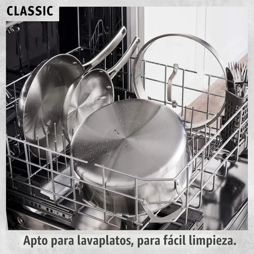 Miniatura 4 de Juego de utensilios de cocina de acero inoxidable clásicos Calphalon, Juego, Plateado