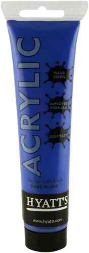 Miniatura 51 de Hyatt's Alizarine - Pintura acrílica carmesí Tubo de pintura acrílica de 2.5 fl oz de grado artístico Secado rápido y pintura no tóxica