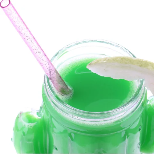 Miniatura 2 de Dakoufish Sin BPA 12 Piezas Pajitas Reutilizables de Plástico Transparente con Purpurina de 11 Pulgadas Más un Cepillo de Limpieza