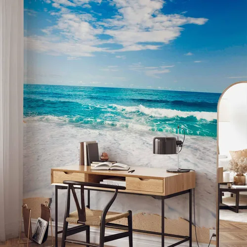Miniatura 2 de artgeist Mural de Pared Premium Playa 216x98 pulgadas - Papel Tapiz Fotográfico No Tejido Impresión Artística Mural de Pared de Vellón Decoración