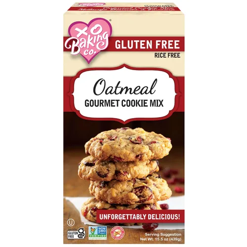 Miniatura 18 de XO Baking Co. Mezcla de galletas gourmet con chispas de chocolate sin gluten; sin OGM, Kosher; sin arroz; sin lácteos; sin maní; sin conservantes