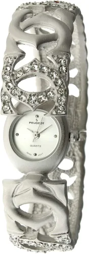 Miniatura 2 de Peugeot - Reloj de pulsera para mujer color plateado mate con doble C