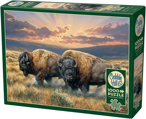 Miniatura 4 de Cobble Hill - Rompecabezas de 1000 piezas, Dusty Plains, póster de muestra incluido