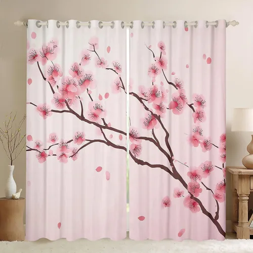 Miniatura 9 de Erosebridal Cortinas opacas de teñido anudado, cortinas de oscurecimiento de galaxia, tratamiento de ventana de nebulosa, 38 x 45 pulgadas, 2