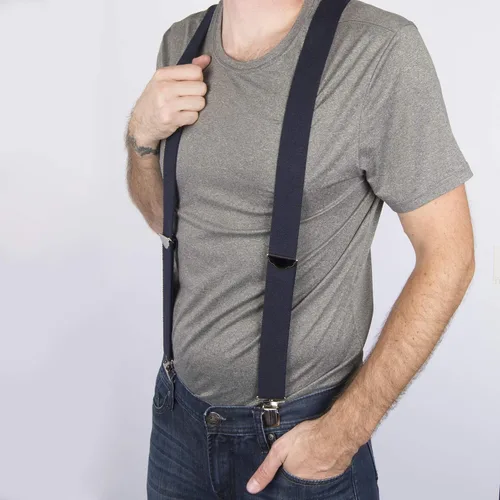 Miniatura 36 de Dickies - Tirante para hombre, 1 1/2 pulgadas, con clip recto, ajustable X