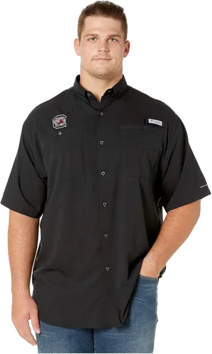 Miniatura 19 de Columbia NCAA Camisa Tamiami de Manga Corta para Hombre Universitaria Tallas Grandes y Altas Fla - Azul