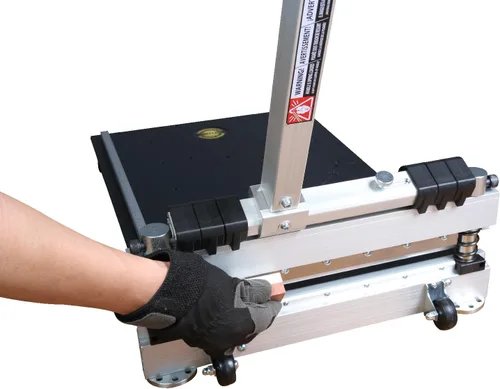 Miniatura 8 de CUTTEREX Heavy Duty 13" profesional cortador de piso de vinilo, pisos multicapa, parquet, paneles de pared de fibrocemento, base cóncava de goma