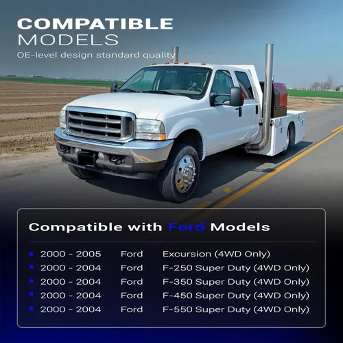 Miniatura 2 de Enlaces de barra estabilizadora delantera de aleación Zinc-Níquel para Ford F-250 F-350 F-450 F-550 Super Duty Excursion 4WD 2000-2005 K80273