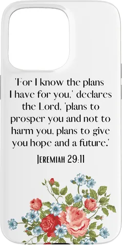 Miniatura 30 de iPhone 13 Pro Max Sé los planes que tengo para ti, dice el Señor Jeremías 29:11