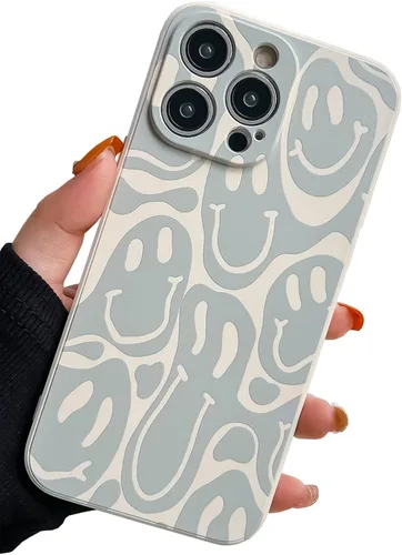 Miniatura 22 de Bonita funda para teléfono compatible con iPhone 13 Pro Max, fundas de silicona líquida, diseño femenino de caricaturas, goma de gel suave de negro