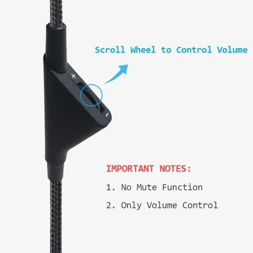 Miniatura 2 de [Cable de reemplazo de 3 metros para Astro A10 A40 con control de volumen en línea, cable de audio para juegos compatible con auriculares Astro A10