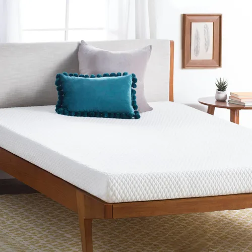 Linenspa Colchón de espuma viscoelástica con infusión de gel de 5 pulgadas, tamaño completo, firme, cama de perfil bajo, colchón en una caja, cama