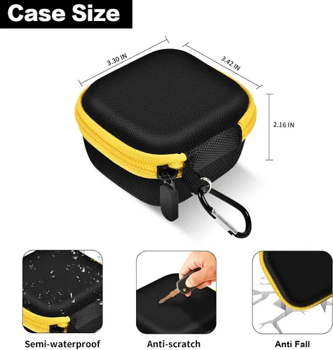 Miniatura 5 de Comecase Funda compatible con altavoz Bluetooth portátil DEWALT, con clip, portátil, portátil, portátil, bolsa de almacenamiento (solo caja)