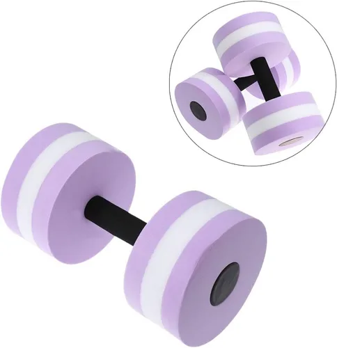 Miniatura 7 de DOITOOL Juego de 2 mancuernas de ejercicio acuático para aeróbicos acuáticos, mancuernas de espuma ligera, resistencia a la piscina