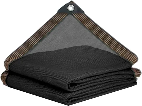 BeGrit Paño de sombra para jardín, 50% 6 x 6.5 pies, parasol con ojales de malla para protección solar para exteriores, plantas, patio, invernadero,
