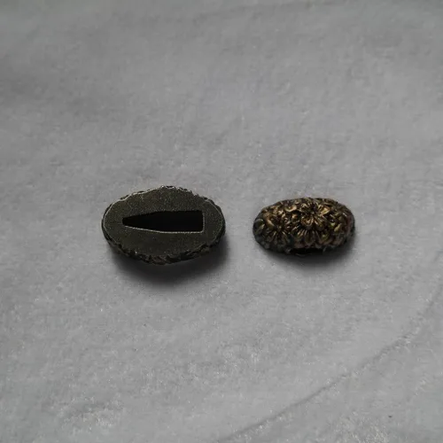 Miniatura 8 de Espada samurái japonesa KOSHIRAE – Hierro Fuchi Kashira 01-07
