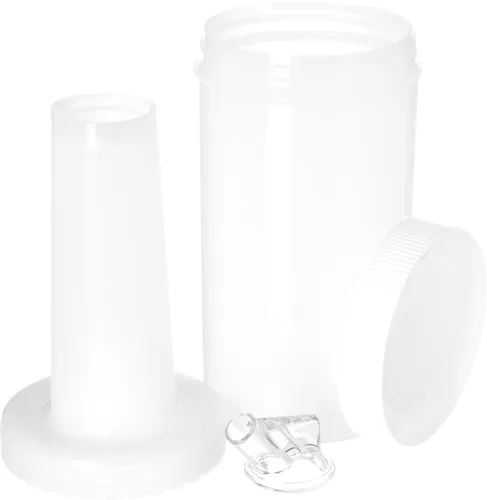 Carlisle FoodService Products Stor N' Pour - Juego completo de cuarto de galón de cuello, recipiente, tapa y boquilla para bar, cocina y