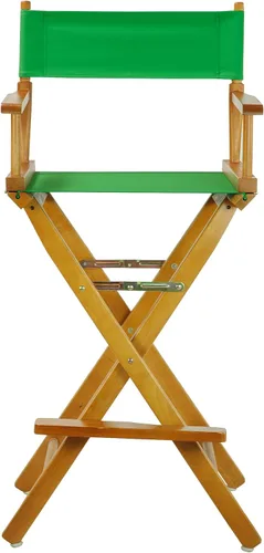 Miniatura 6 de Casual Home - Silla de director de 30 pulgadas, marco de roble miel, con lienzo verde, altura de barra
