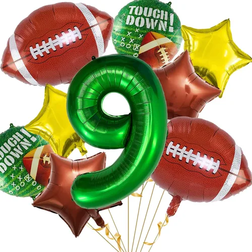 Miniatura 10 de Set de Globos de Fútbol Decoraciones para Fiesta de Cumpleaños de Fútbol Decoraciones de Partido de Fútbol Tema Deportivo para Cumpleaños
