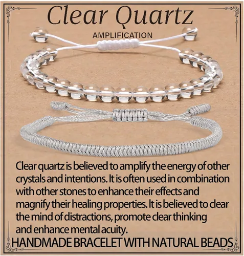 Miniatura 63 de LPBeads Pulsera de piedra natural hecha a mano de tamaño ajustable