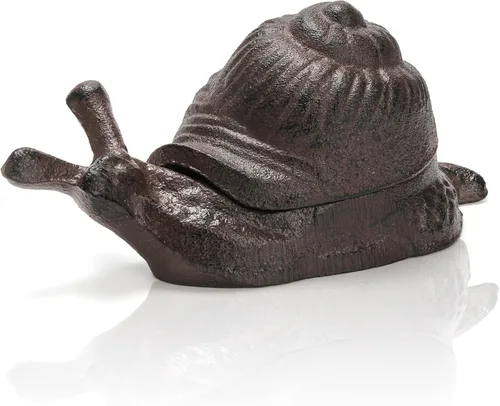 Miniatura 8 de Pumtus Ocultador de llaves de hierro fundido, soporte para llaves de pájaros, adorno de estatuas de jardín pequeñas para exteriores, figura