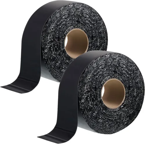 Miniatura 12 de Fabbay 2 rollos de cinta de relleno de grietas de asfalto para reparación de entradas y sellador de grietas para asfalto, estacionamiento, techo