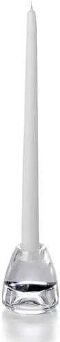 Miniatura 100 de yummi Velas cónicas color rosa claro de 12 pulgadas, 12 por paquete