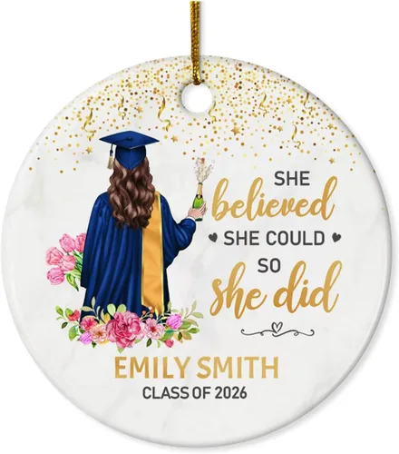 Miniatura 20 de Adorno Personalizado de Mejor Amiga - No Son Hermanas por Sangre Adornos de Cerámica Adornos de Amistad Regalos para Mejor Amiga BFF Hermana