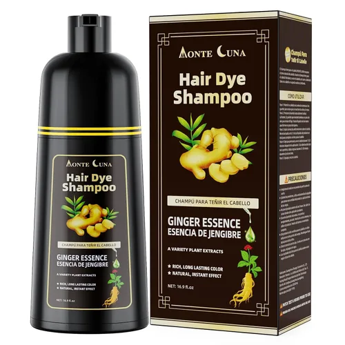Miniatura 12 de IIIMEIDU Champú para teñir el cabello negro 3 en 1, champú para colorear el cabello natural para cabello gris, tinte para el cabello para mujeres