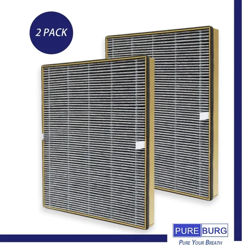 Miniatura 3 de PUREBURG Juego de filtros HEPA de repuesto compatibles con purificador de aire TaoTronics TT-AP001 y TT-AP002