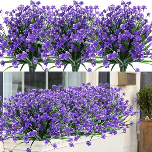 Miniatura 11 de Plantas y flores artificiales para exteriores, resistentes a los rayos UV