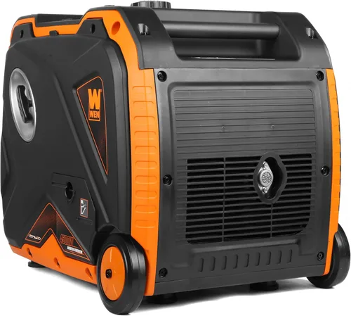 Miniatura 5 de WEN DF450i - Generador inversor portátil súper silencioso de 4500 vatios de combustible dual listo para autocaravanas con apagado de combustible