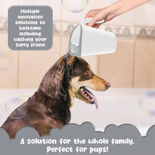 Miniatura 7 de Taza de enjuague de champú para niños Cubo de baño para bebés Cubo de enjuague para bebés sin lágrimas - Tres opciones