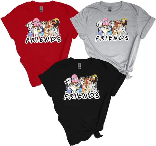 Miniatura 13 de Camisa de cumpleaños personalizada a juego para la familia, camisas divertidas de dibujos animados, camiseta de perro para niños, camisas