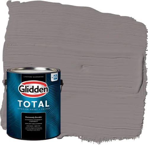 Miniatura 85 de Glidden Pintura Interior + Imprimación: Gris/Plata Antigua, Una Capa, Satinado, 1 Galón