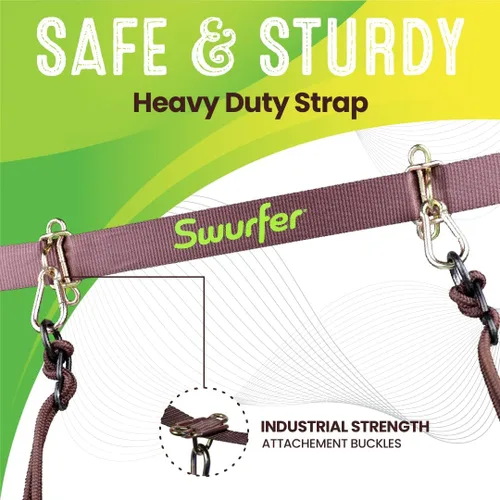 Miniatura 5 de Swurfer Skyline - Kit para colgar columpios de árbol, resistente, resistente a la intemperie, línea de columpio para colgar múltiples columpios