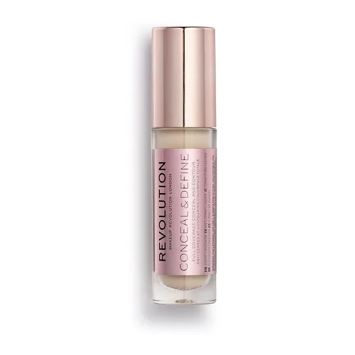 Miniatura 8 de Makeup Revolution Oculta y define el corrector, cobertura completa y acabado mate, C12.2 para tonos de piel medianos/bronceados, vegano y libre