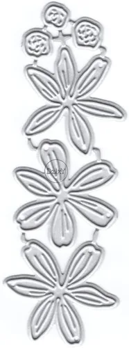 DzIxY Troqueles de corte de metal de seis pétalos, flores, para hacer tarjetas, papel de gofrado, juegos de troqueles, álbum, plantillas para