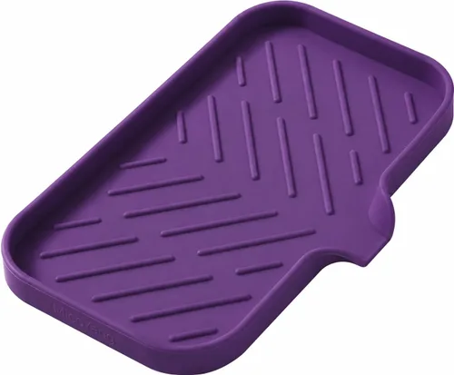 Miniatura 45 de MicoYang Jaboneras de Baño de Silicona con Boquilla de Drenaje - Organizador de Fregadero de Baño y Cocina, Soporte para Esponja, Bandeja de Jabón
