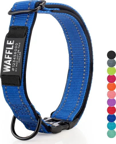 Miniatura 12 de ACTUALIZADO - Collares de perro personalizados y placa de identificación grabada, collar de perro de nailon reflectante, personalizable en 11