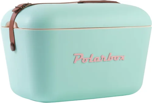 Miniatura 16 de Retro Beach Cooler Vintage Picnic Lunch Box Bag Portable Cooler Travel Camping Senderismo 90s Style Ice Chest