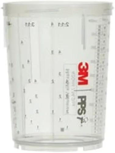 Miniatura 2 de 3M PPS 2.0 - Vasos para pistola pulverizadora, 26122, Midi, 13.5 onzas, uso con pistola de pintura y tapas y forros PPS 2.0 para pintar automóviles