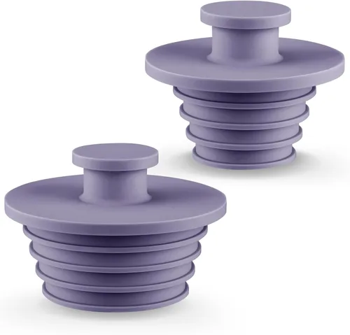 Miniatura 13 de Aluvor Tapón para bañera, 2 piezas, tapón de fregadero, tapón de bañera, tapón de drenaje de ducha de baño, tapón de drenaje de bañera de silicona
